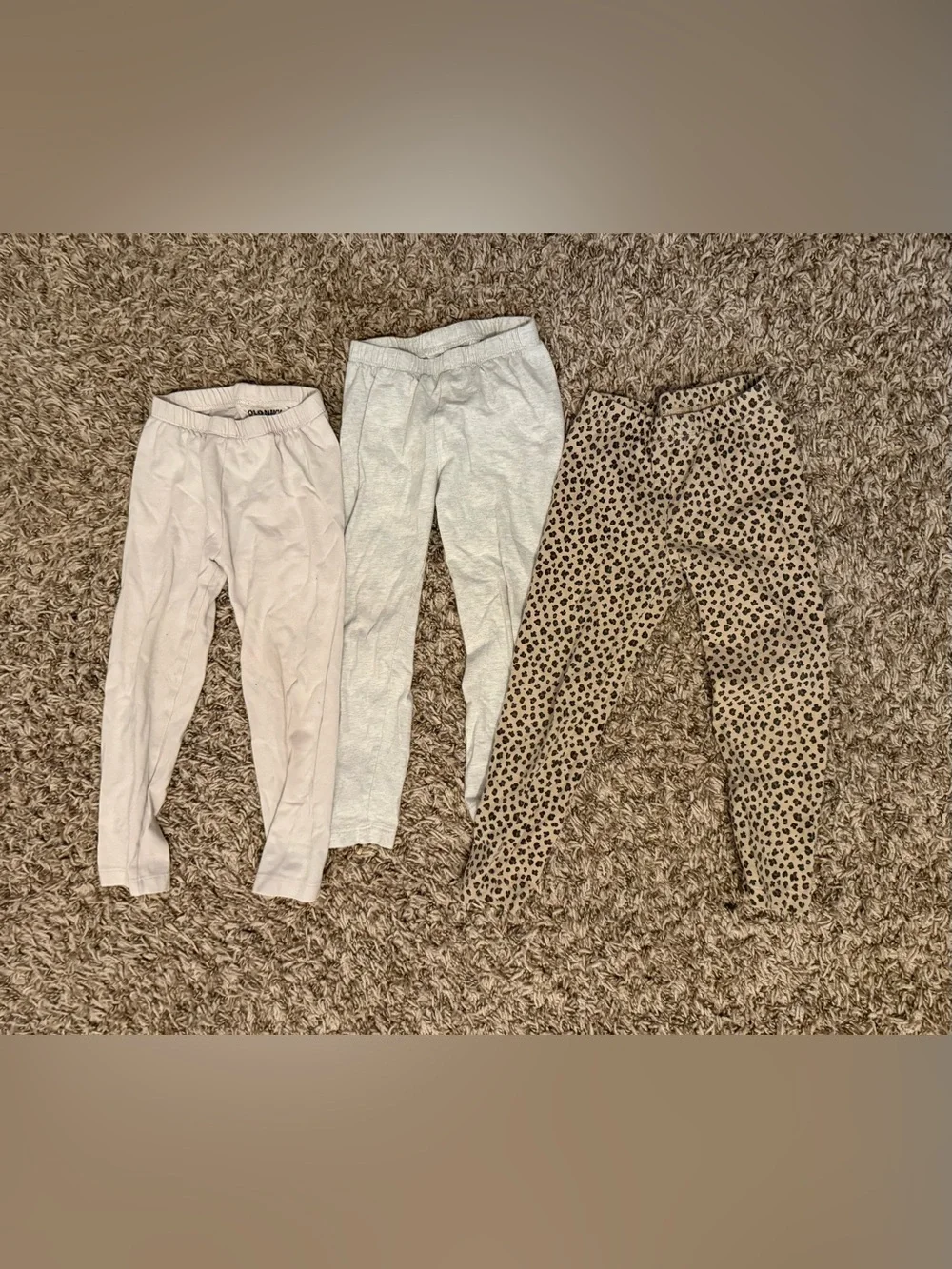Lot of 3T Toddler Girls “Neutral-themed” Leggings